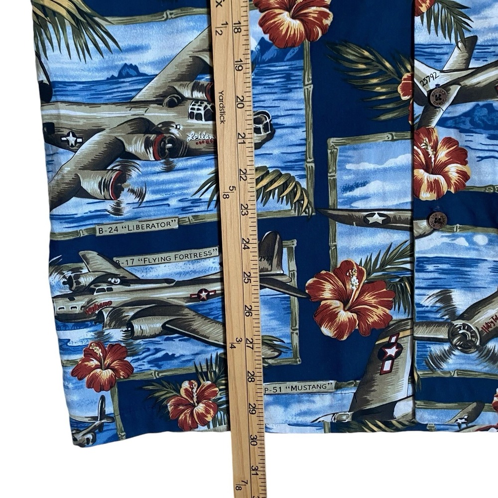 Vintage Kalaheo Hawaiian Shirt Mens L Tropical Plains Made Hawaii Aloha Resort - Picture 4 of 5